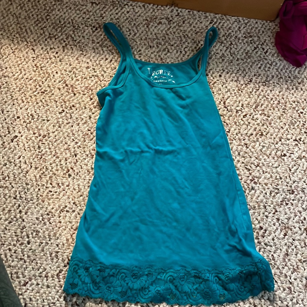 Turquoise camisole